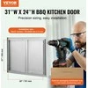Vevor Lauko virtuvės dvigubos durys 787x609 mm
