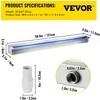 VEVOR LED baseinas krioklio pratekėjimas plieno