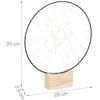 Kodustaar LED šviesos žiedo dekoracija 25 cm