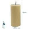 Relaxdays LED žvakės, rinkinys iš 4, 18 cm