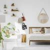 Lova Relaxdays Balta metalinė medžio formos sieninė kabykla