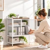 Lova Relaxdays Metalinė spintelė su medienos imitacija