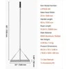 VEVOR lyginimo grėblys iš aliuminio 150 cm rankena
