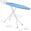 Relaxdays Lyginimo lenta 120 x 38 cm