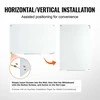 VEVOR Magnetinė stiklinė rašymo lenta 900 x 600 mm