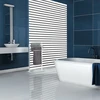 Relaxdays Matinio stiklo ir chromo rankšluosčių stovas