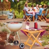 Relaxdays Mažas medinis sulankstomas stalas