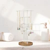 Relaxdays Medinė ir metalinė papuošalų stovėlė