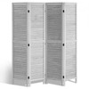 Vevor Medinė kambario pertvara, 4 panelių