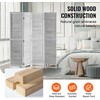 Vevor Medinė kambario pertvara, 4 panelių