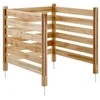 Vevor medinė privati tvora 3 skydai 91x91 cm