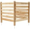 VEVOR medinė privati tvora 3 skydai 91x91 cm
