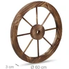 Relaxdays Mediniai ratai, 60 cm, 2 vnt. rinkinys