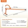 VEVOR Medinis caro kirtimo įrankis 121,9 cm rankenėlė