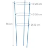 Kodustaar Mėlyna grotelė, 2 vnt. rinkinys 76 cm