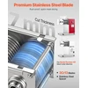 Vevor Profesionali 7 mm storio nerūdijančio plieno peilių sistema mėsos pjaustyklėms SJY-DQ90