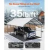 VEVOR Metalinė automobilių pastogė 3,6 x 6 m