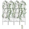 Vevor Metalinė sodo atrama vijokliniams augalams 220x51 cm
