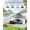 Vevor Metalinė 20 x 24 pėdų automobilių pastogė