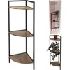 Excellent Houseware Trends4You Kampinis Metalinis Drabužių Stovas 23,5x23,5x76 cm - Saugojimo Lentyna