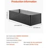 Vevor Metalinė pakelta daržo dėžė sode 180x90x60 cm
