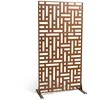 Vevor Metalinė privatumo tvora 120 x 193 cm ruda