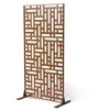 Vevor Metalinė privatumo tvora 120 x 193 cm ruda