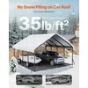 Vevor Metalinė stoginė automobiliui 20 x 20 ft