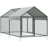VEVOR Metalinė vištidė 4-6 vištoms, 1 x 2 x 1 m