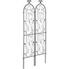 VEVOR Metalinės daržo grotelės augalams palaikyti 60x15 cm