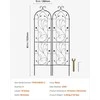 VEVOR Metalinės daržo grotelės augalams palaikyti 60x15 cm