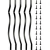 Vevor Metaliniai laiptų balustrai 51 vnt. 82 cm