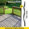 Vevor Metaliniai laiptų balustrai 51 vnt. 82 cm