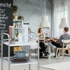 Relaxdays Metalinis namų serviravimo vežimėlis