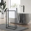 Relaxdays Metalinis rankšluosčių laikiklis, 2 strypai