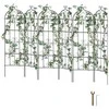 Vevor Metalinis sodo grotelės vijokliniams augalams 180x51 cm