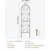 VEVOR Metalinis sodo parametras vijokliniams augalams 152 x 38 cm