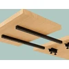 Relaxdays Metalinis stalo prailginimas 60 cm