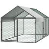 VEVOR Metalinis vištų aptvaras 4–6 vištoms, 1 x 2 x 1 m
