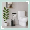 Relaxdays Metalinis WC rinkinys