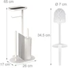 Relaxdays Metalinis WC rinkinys