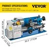 Vevor Mini metalo tekinimo staklės 550 W, 50-2500 RPM