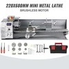 Vevor Mini metalo tekinimo staklės su kintamu greičiu