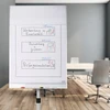 Relaxdays Mobilus atverčiamas baltas pristatymų stovas
