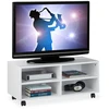 Relaxdays Mobilus TV staliukas su 4 skyriais