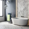 Relaxdays Modernus juodos spalvos rankšluosčių stovas