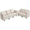 Vevor Modulinė 5 vietų sofa su paslėpta saugykla