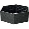 Prosperplast Paaukštinta lysvė Base Woody 148x129x25cm plast./antracito sp.