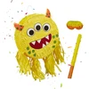 Relaxdays Monstro pinjatos rinkinys su lazda ir kauke
