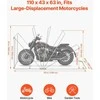 Vevor Motociklo saugojimo pastogė su užraktu, 600D oksfordinė danga